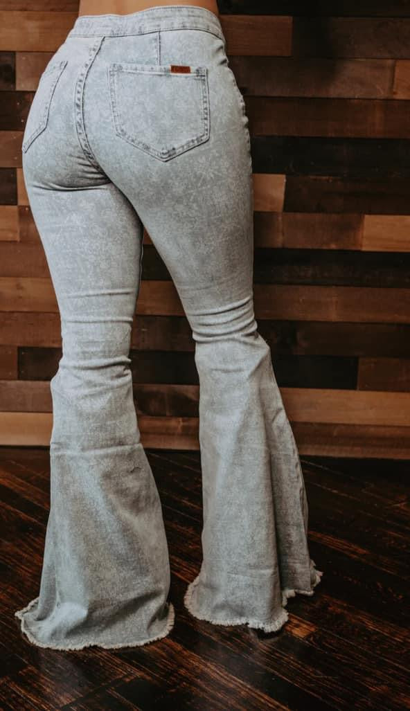 Light Wash Printed Bells