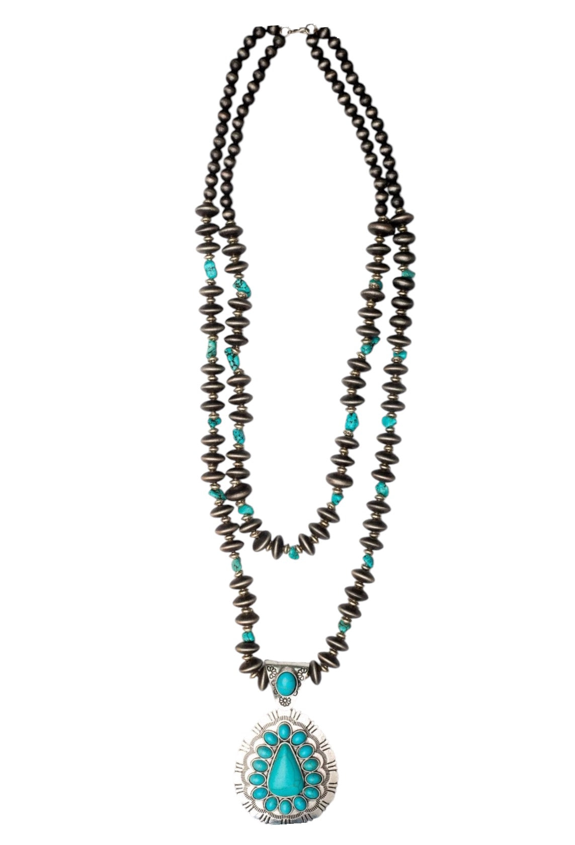 Dallas Turquoise Rock Pendant