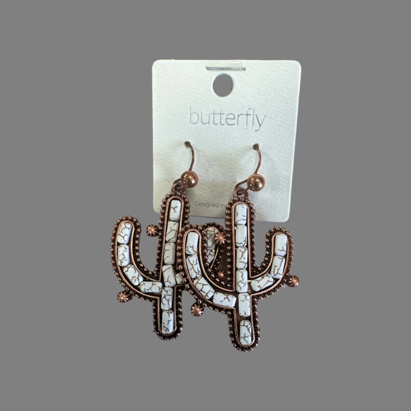 Cactus earrings
