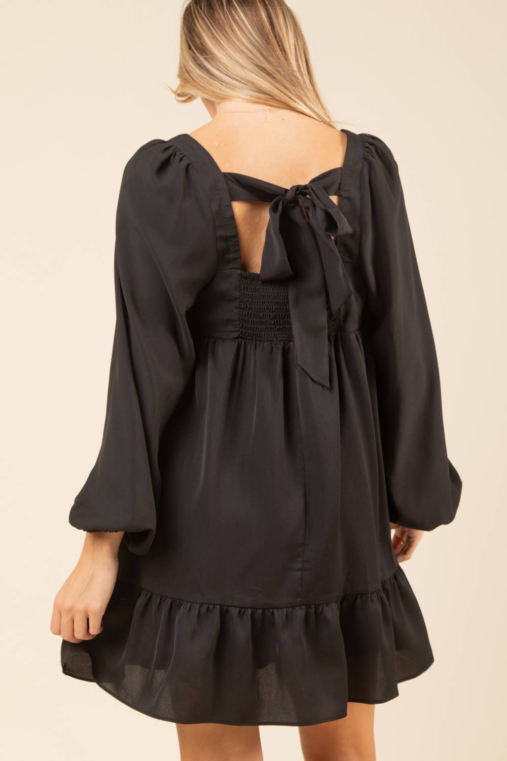 Pleated Holiday Dress