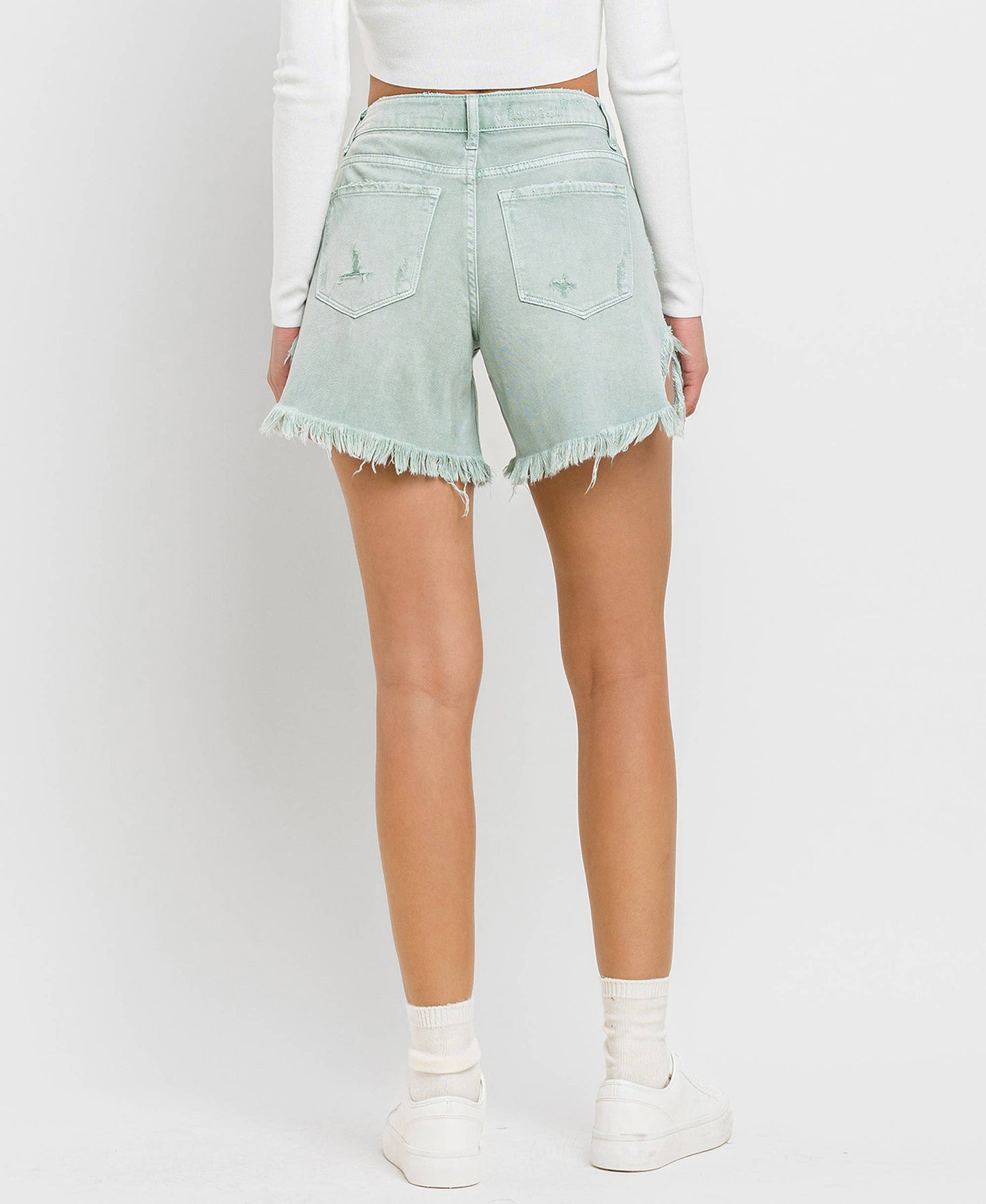 Sage High Rise Shorts