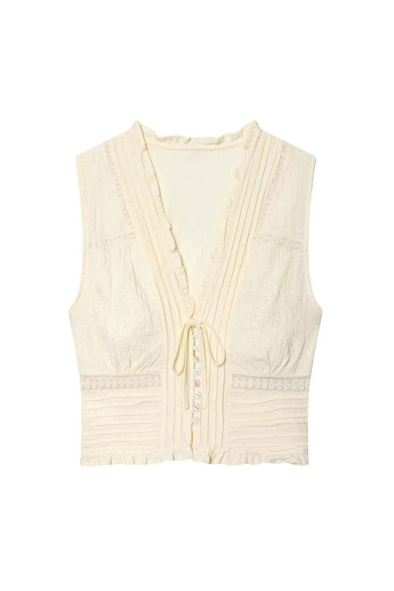 Leanne Ruffle Blouse