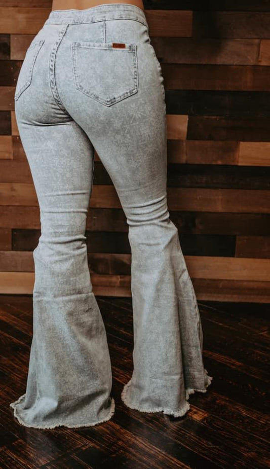 Light Wash Printed Bells