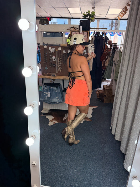 Cargo Mini Skirt