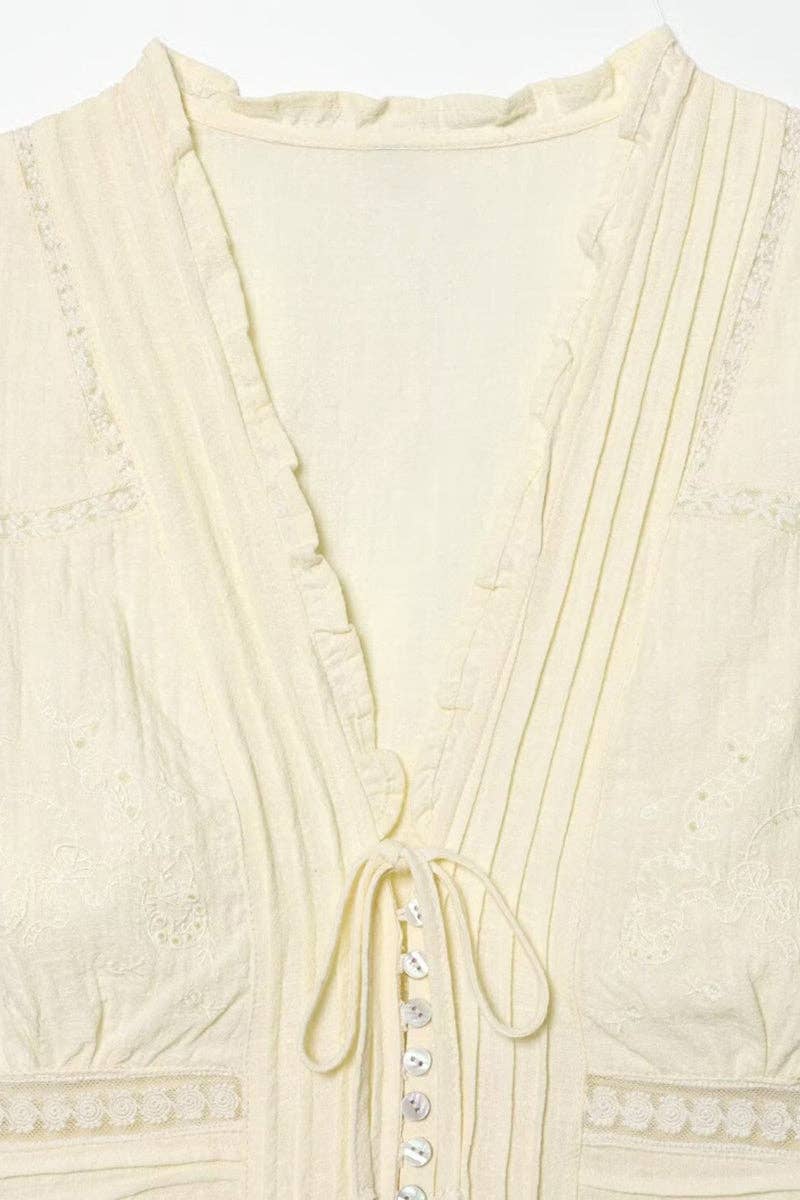 Leanne Ruffle Blouse