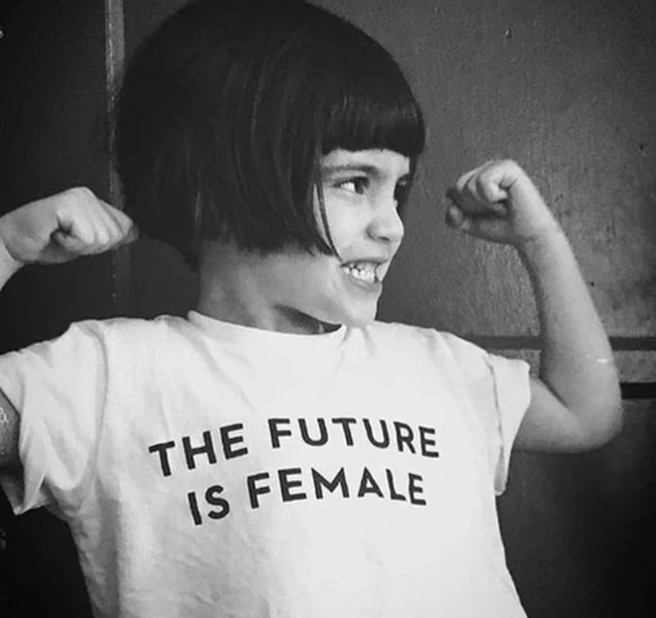 The future is female tee