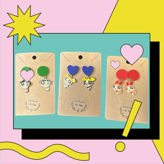 Powerpuff Girls Earrings