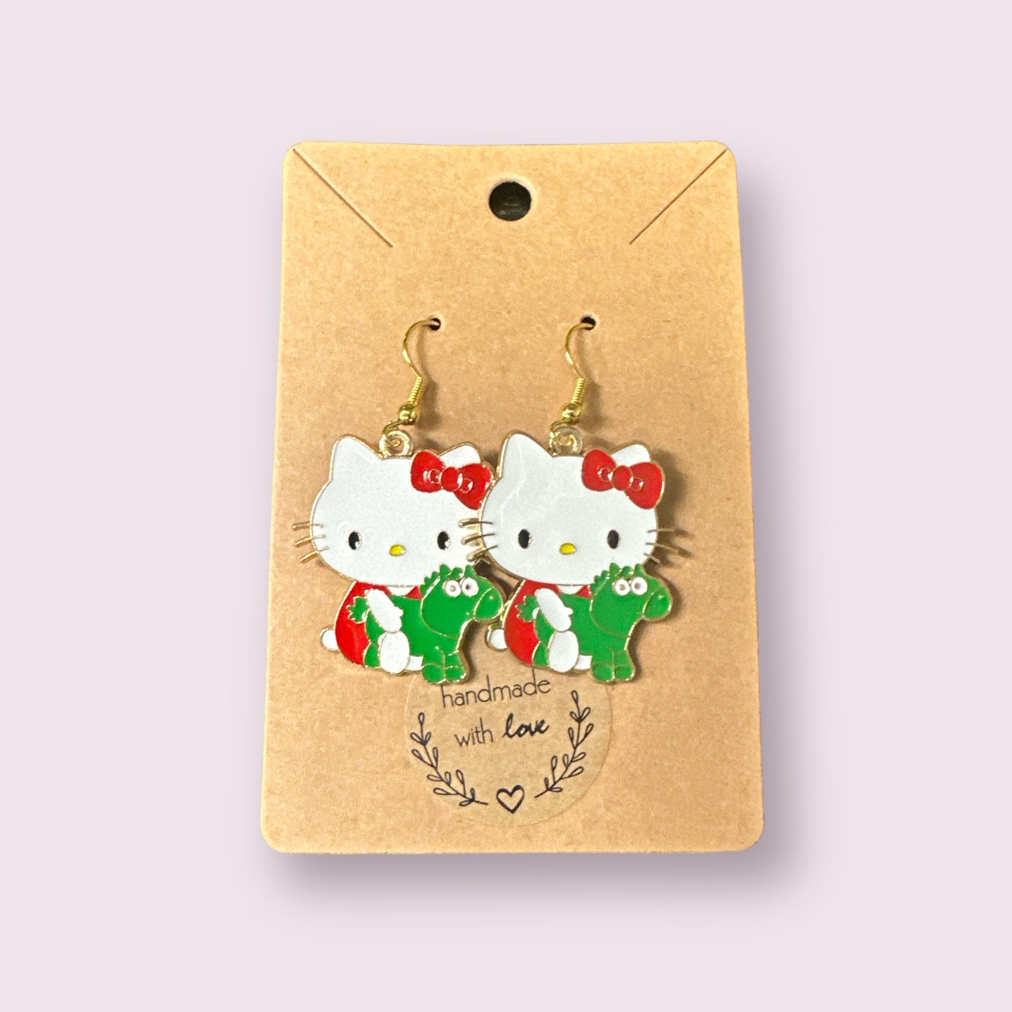 Stuffed animal earrings