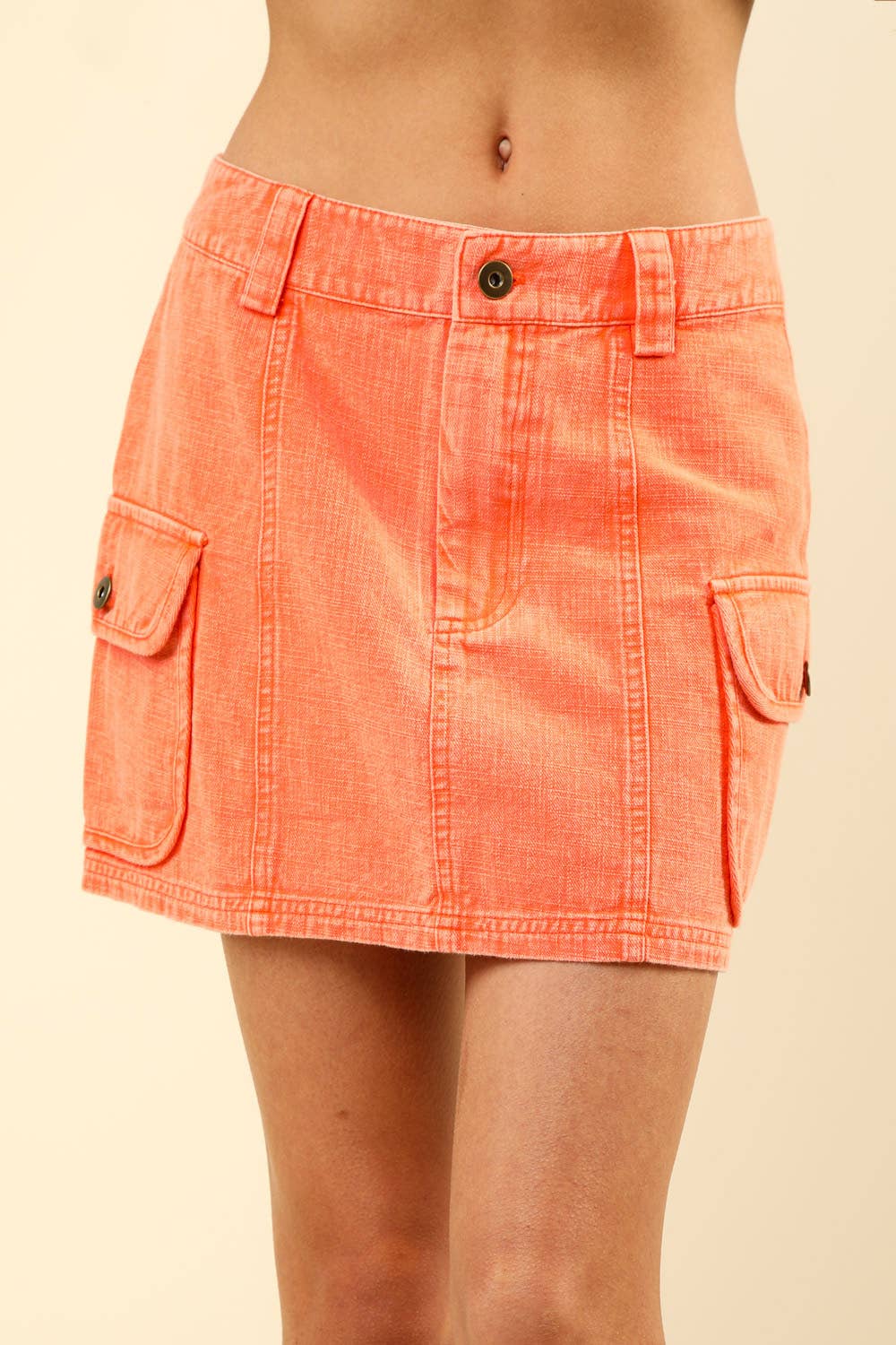 Cargo Mini Skirt