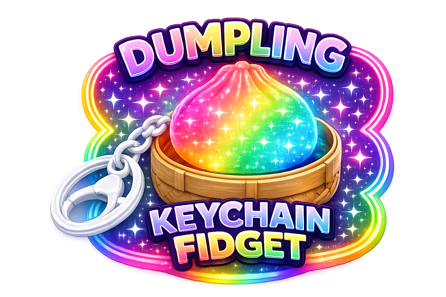 Dumpling Keychain