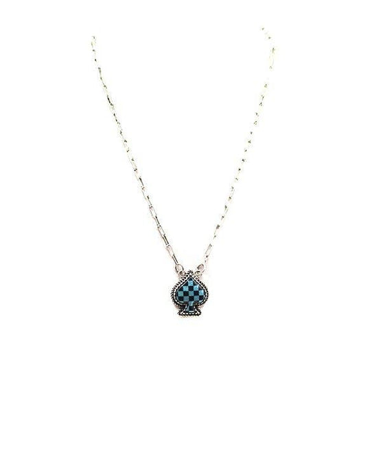 Spade Necklace